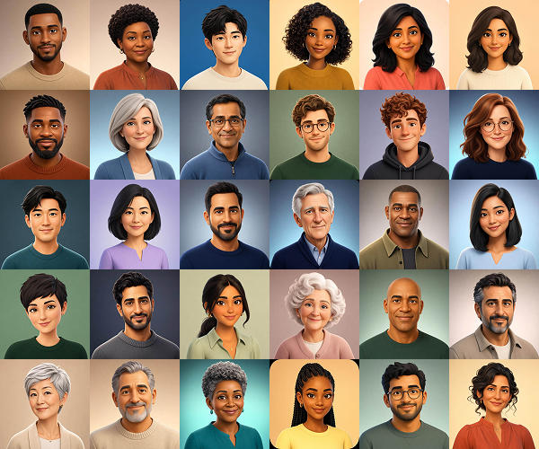 Cartoon Avatars Preview